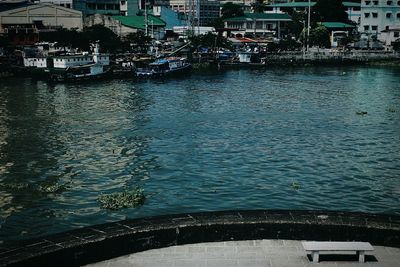 River with buildings in background