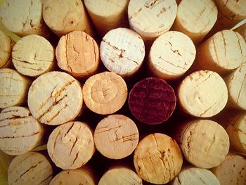 Full frame shot of wine corks