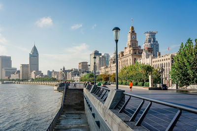 View of buildings at waterfront