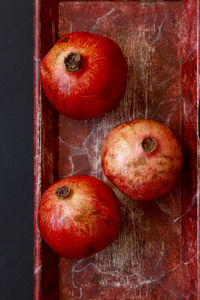 Close-up of red apple