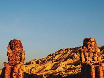Low angle view of statue