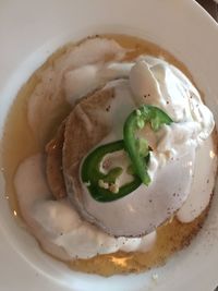 Close-up of served food