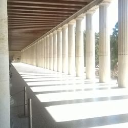 Interior of colonnade