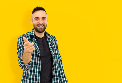 Portrait of a smiling young man