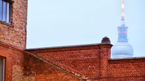 Low angle view of tower