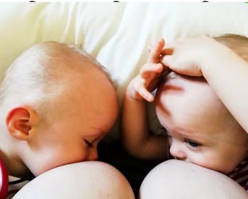 Close-up of cute baby