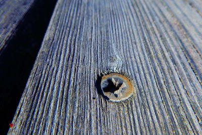 Full frame shot of old wooden plank