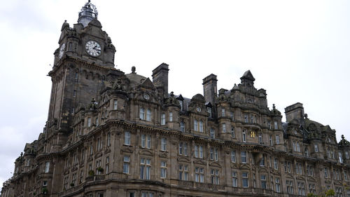 Low angle view of historic building against sky