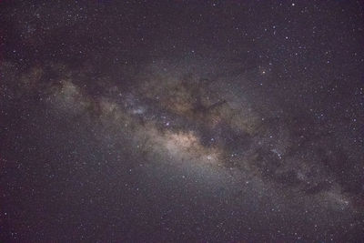 Star field against sky at night