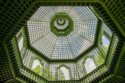 Low angle view of ceiling