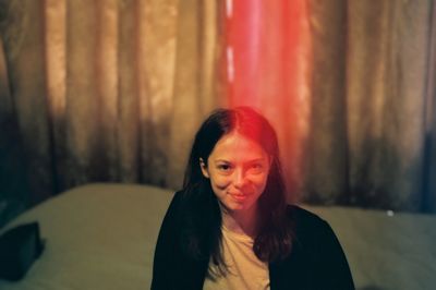 Portrait of a smiling young woman