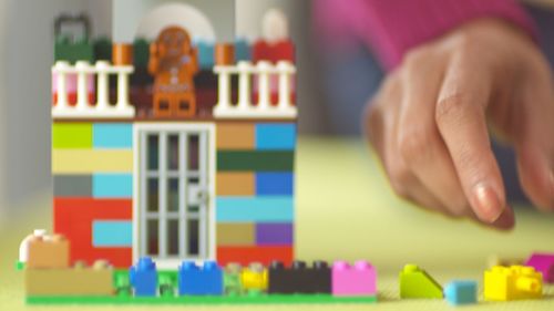 Close-up of stuffed toy on table