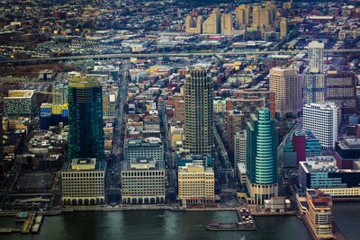 Aerial view of city