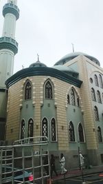 Low angle view of building against sky