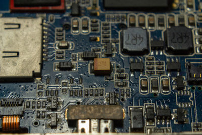 Full frame shot of circuit board