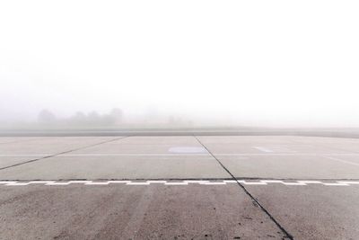 Road with trees in background