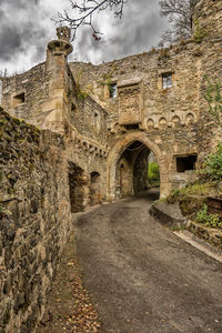 Low angle view of old building