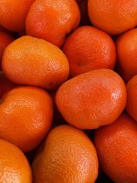 Full frame shot of oranges