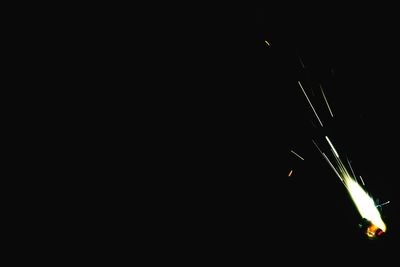 Low angle view of illuminated building