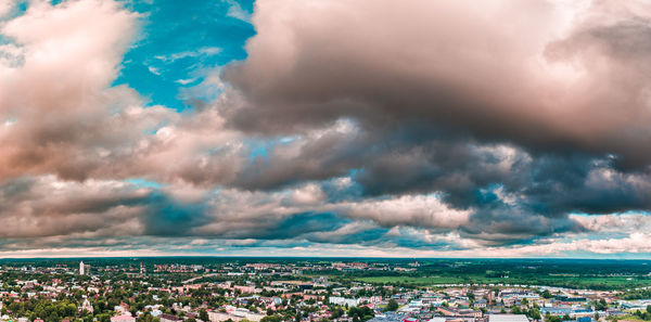 Panoramic view of sea against sky