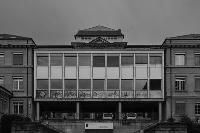Low angle view of building against sky