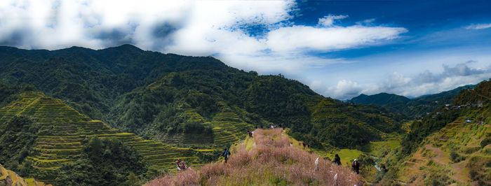 Panoramic view of landscape against sky