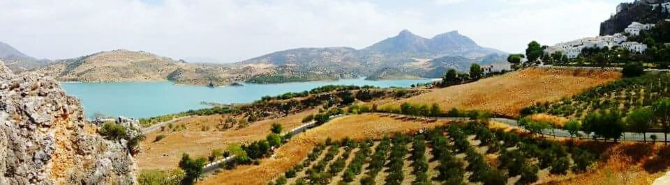 Panoramic shot of lake