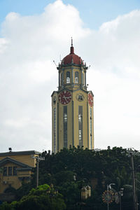 View of clock tower against sky