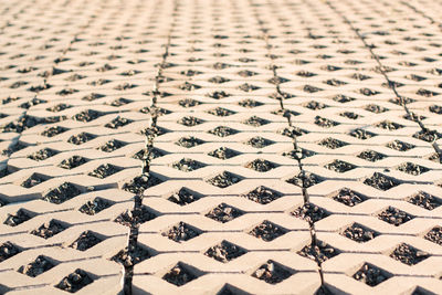 Full frame shot of patterned flooring