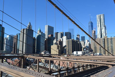 Modern buildings in city against sky