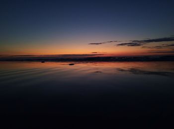 Scenic view of sky during sunset