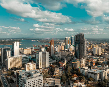 Cityscape against sky