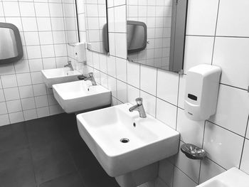 Interior of bathroom