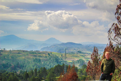 Scenic view of landscape against sky