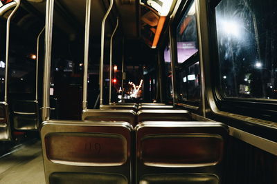 Empty streetcar