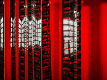 Full frame shot of red building