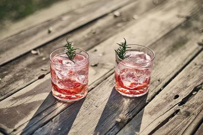 Close-up of drink on table