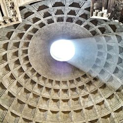 Low angle view of ceiling of cathedral