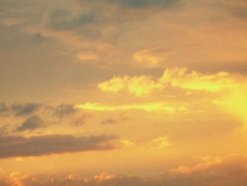 Low angle view of clouds in sky