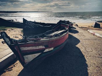 Scenic view of beach