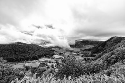 Scenic view of landscape against sky