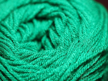 Full frame shot of green rope