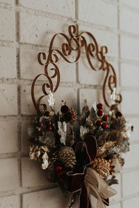 Close-up of christmas decoration