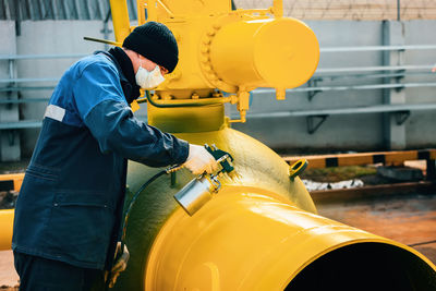 Man working in factory