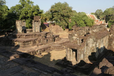 Old ruins of temple