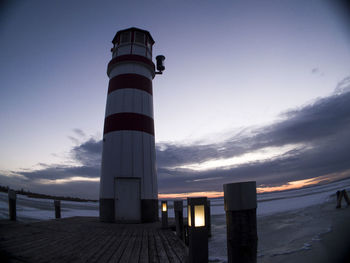 Lighthouse on beach