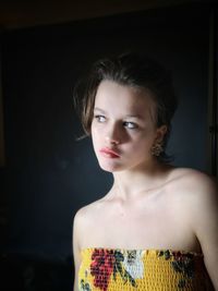 Portrait of a beautiful young woman