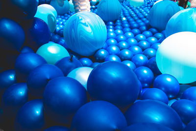 Full frame shot of multi colored balloons