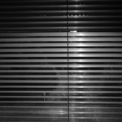 Full frame shot of closed shutter