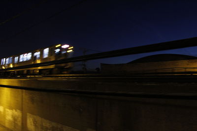 Low angle view of illuminated building